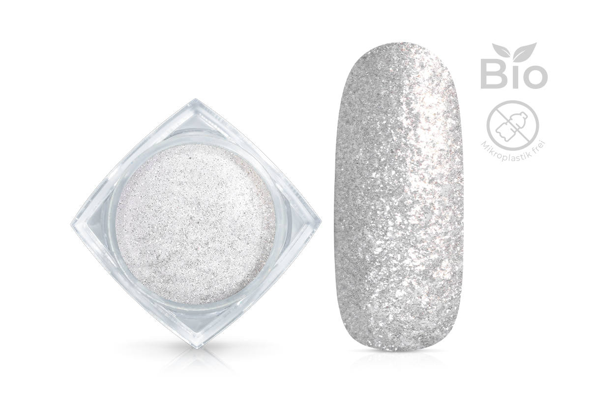 Jolifin Bio Glitter & Pigment - white pearl