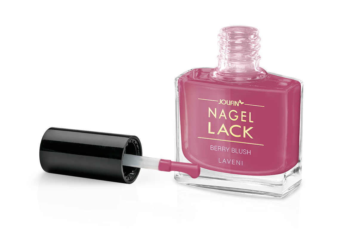 Jolifin LAVENI Nagellack - berry blush 9ml