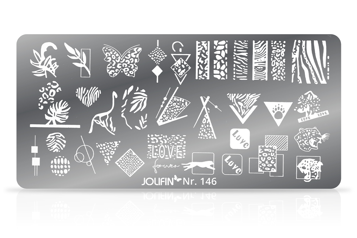 Jolifin Stamping-Schablone - Nr. 146