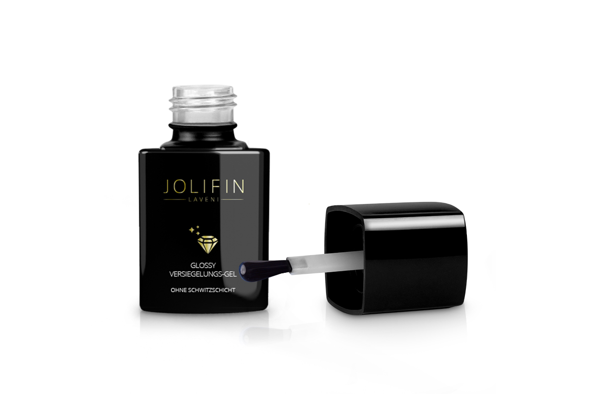 Jolifin LAVENI Glossy Versiegelungs-Gel ohne Schwitzschicht 11ml