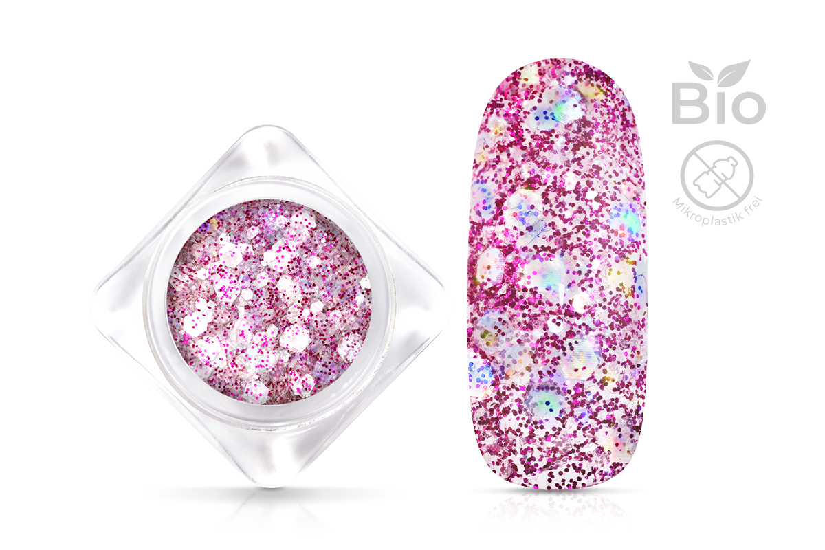 Jolifin Bio Illusion Glitter - berry