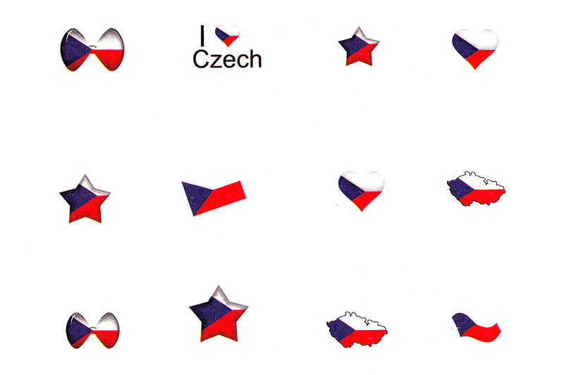 Jolifin Länder Tattoo - Czech