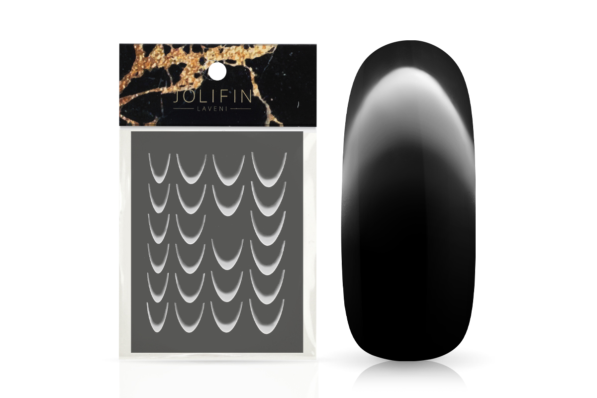 Jolifin LAVENI XL Sticker - Ombre French II white