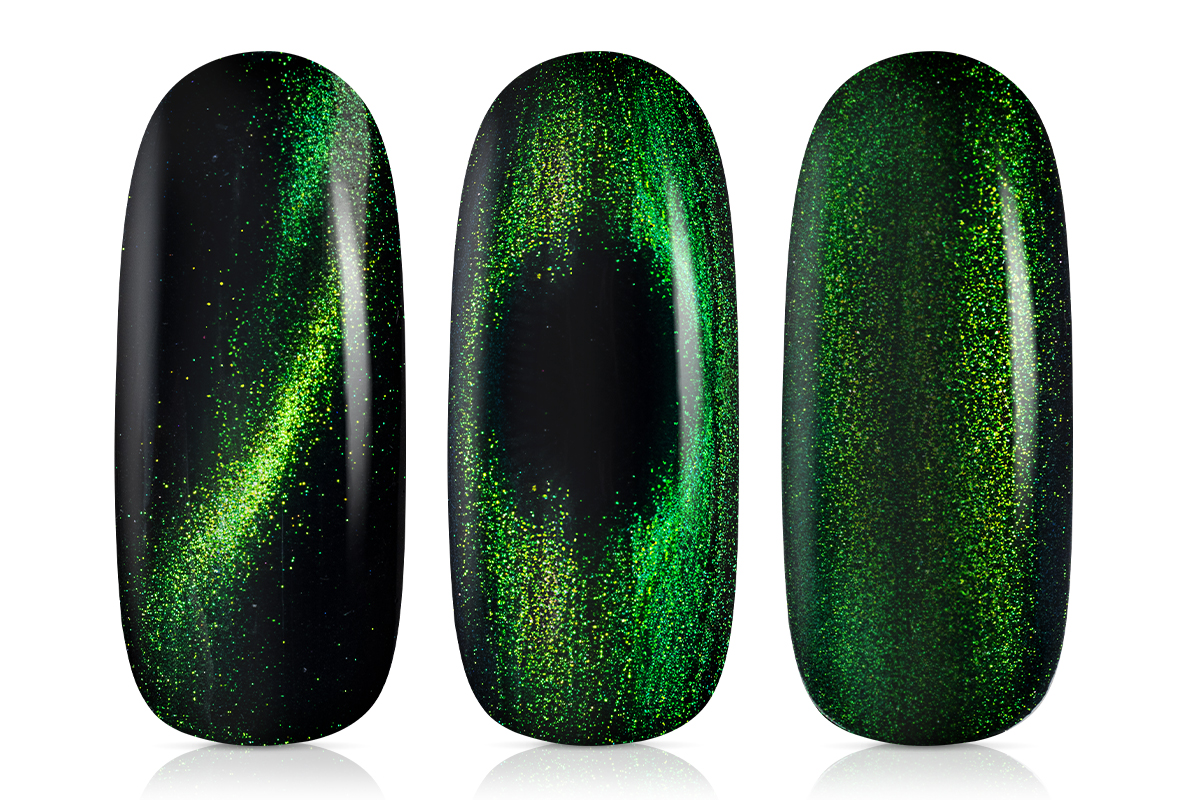 Jolifin LAVENI PRO Colour Gel - Cat-Eye 9D chameleon smaragd 5ml