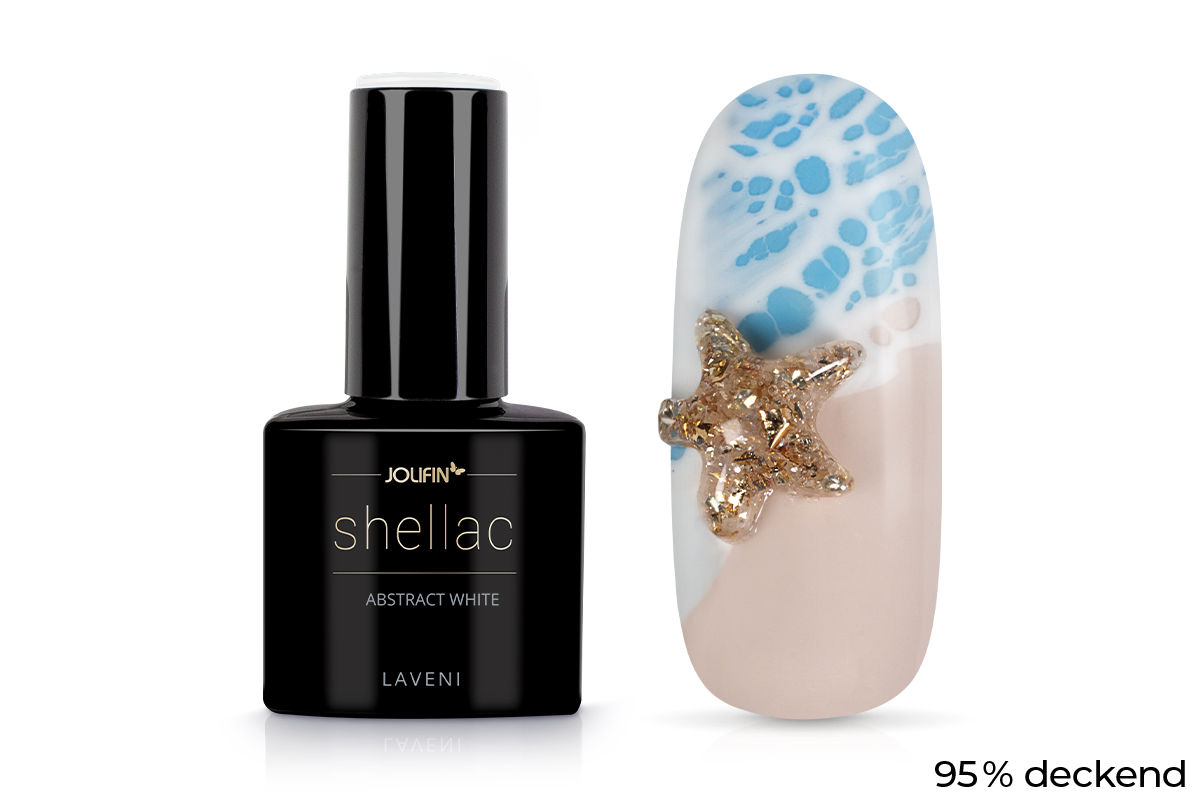 Jolifin LAVENI Shellac - abstract white 10ml