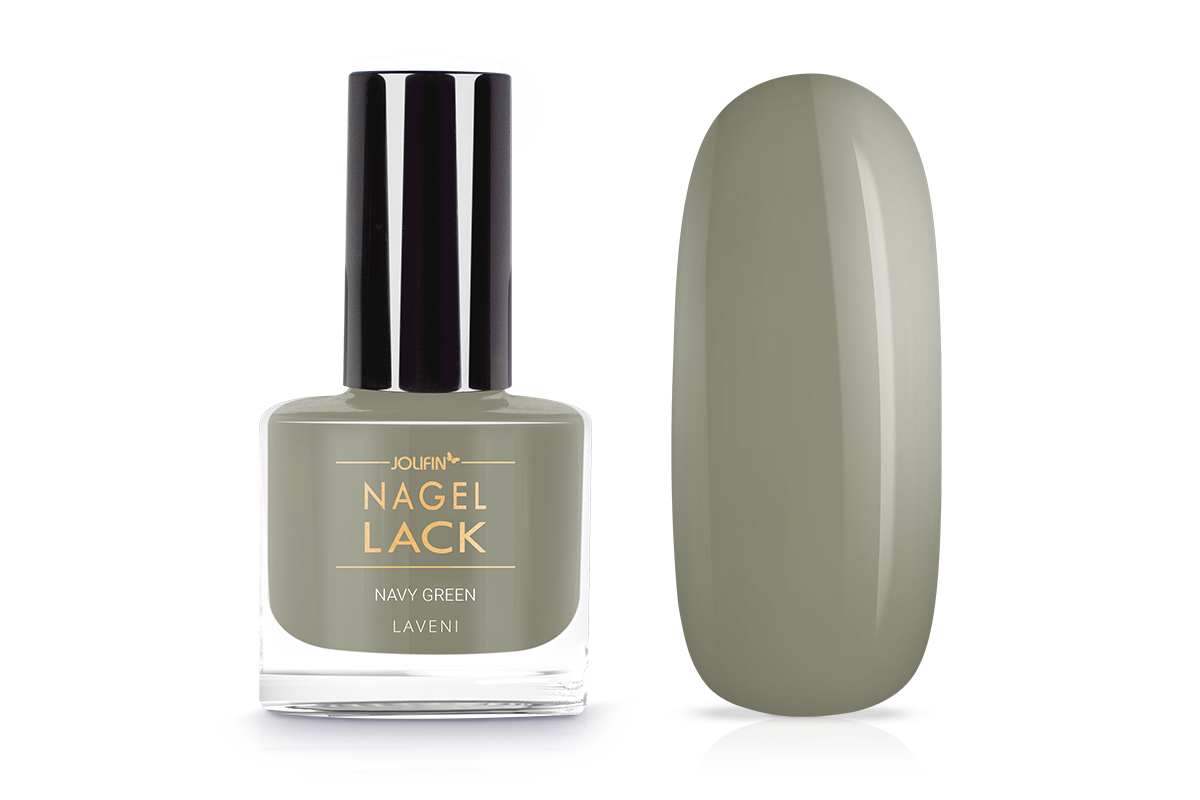 Jolifin LAVENI Nagellack - navy green 9ml