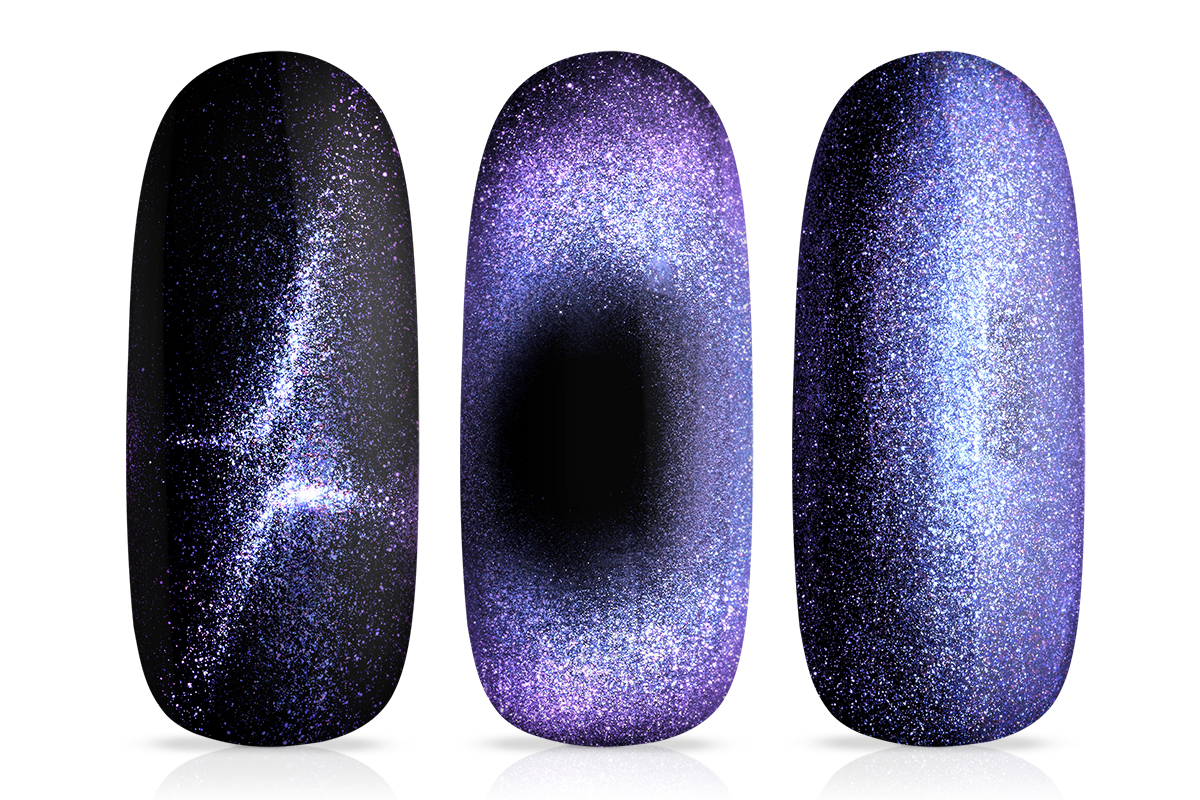 Jolifin LAVENI Shellac - Extreme Cat-Eye galaxy lilac 10ml