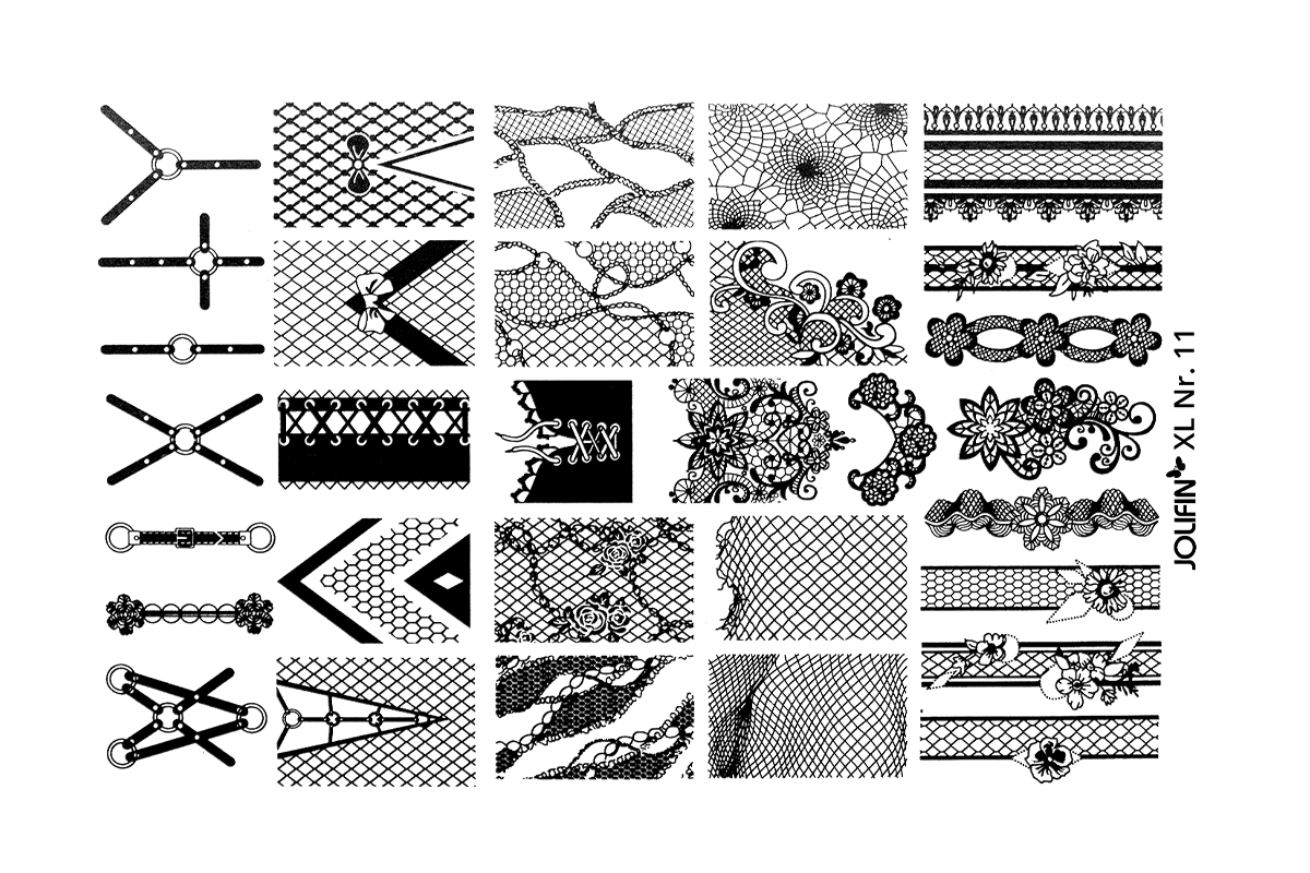 Jolifin Stamping Stencil XL - No. 11
