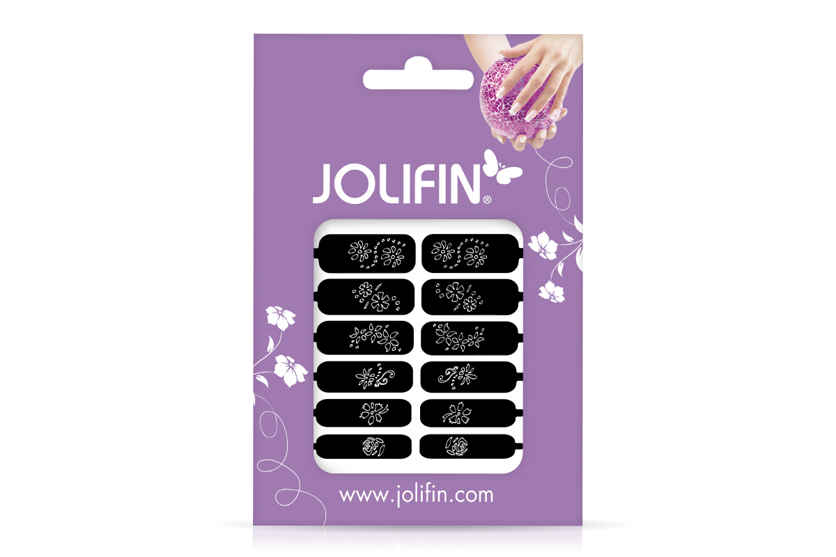 Jolifin Airbrush- und Nagellackschablone Nr. 34