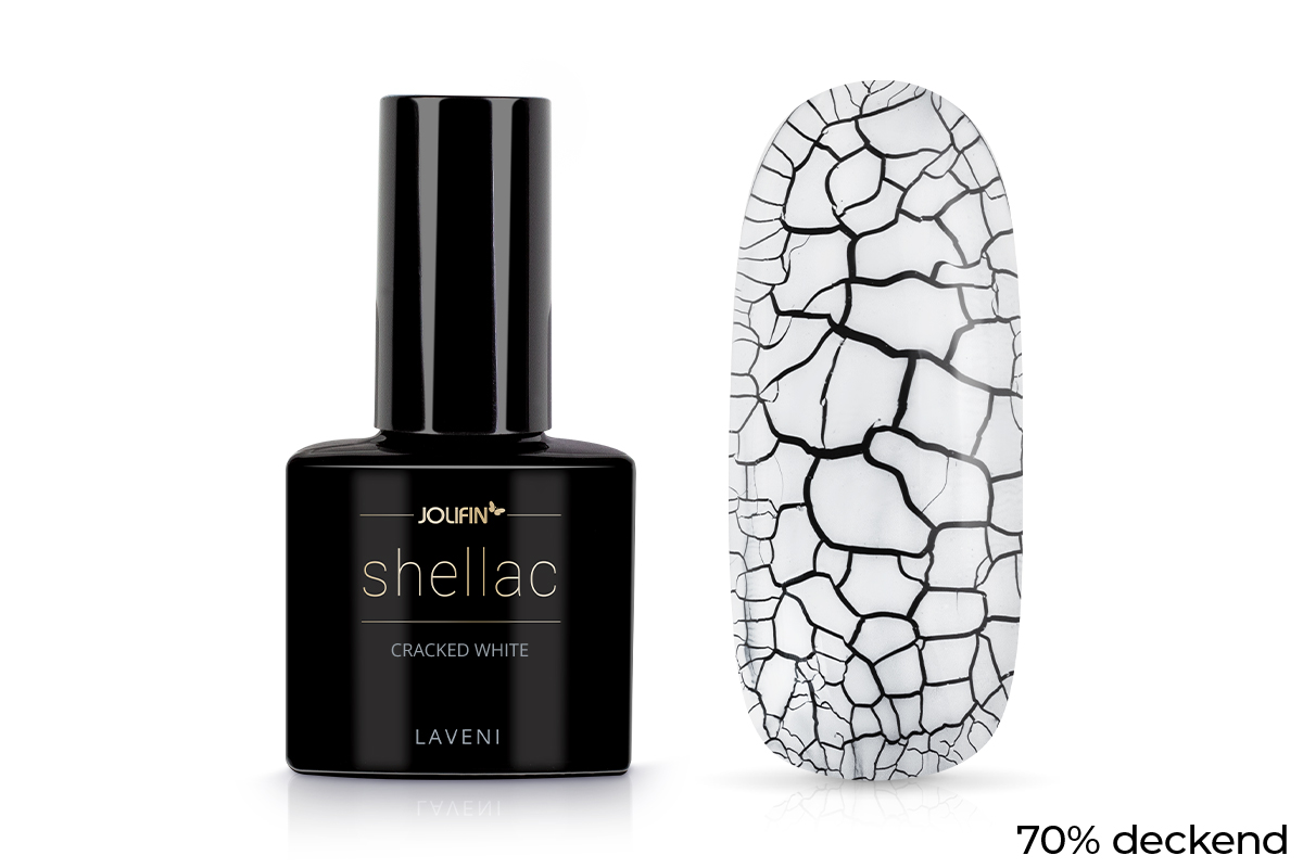 Jolifin LAVENI Shellac - cracked white 10ml