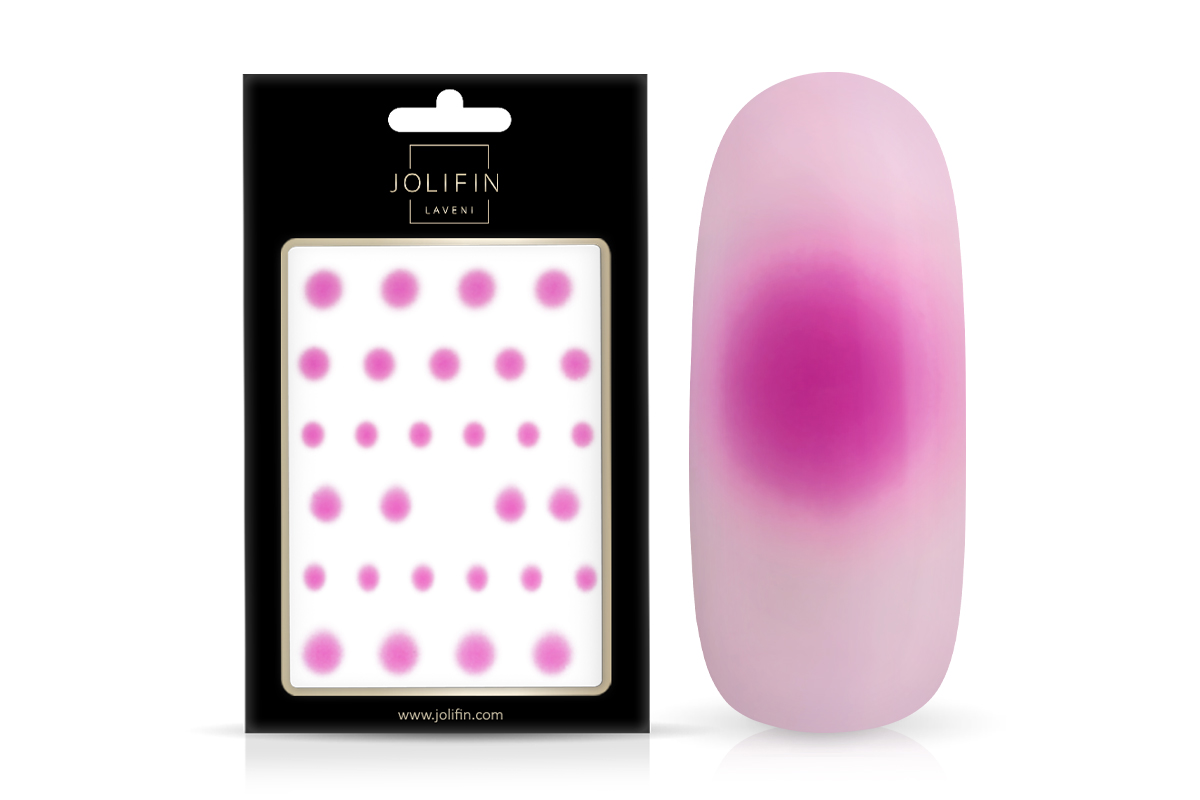 Jolifin LAVENI XL Sticker - aura magenta