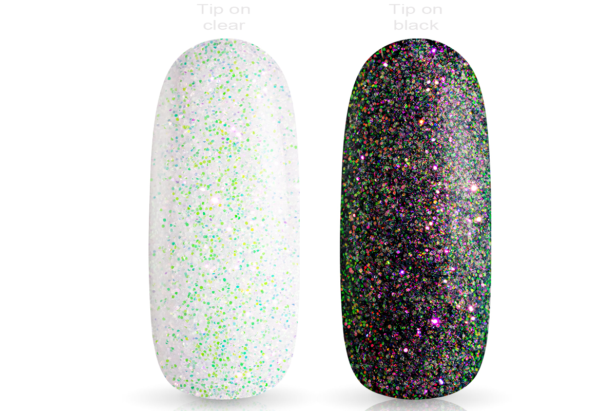 Jolifin LAVENI Glitterpuder - white gloss