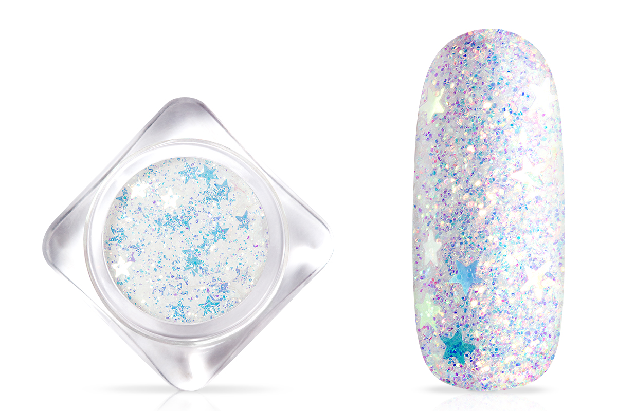 Jolifin Shooting Star Glitter - crystal clear