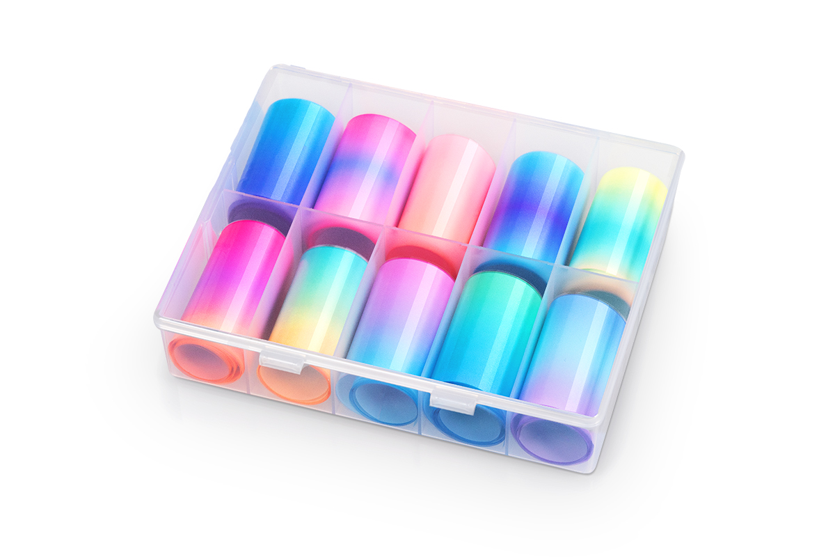 Jolifin Transfer Nail Foil Box - Ombre III