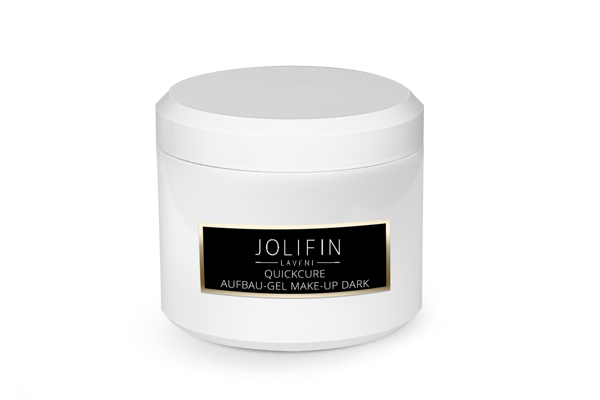 Jolifin LAVENI Refill - QuickCure build-up gel make-up dark 250ml