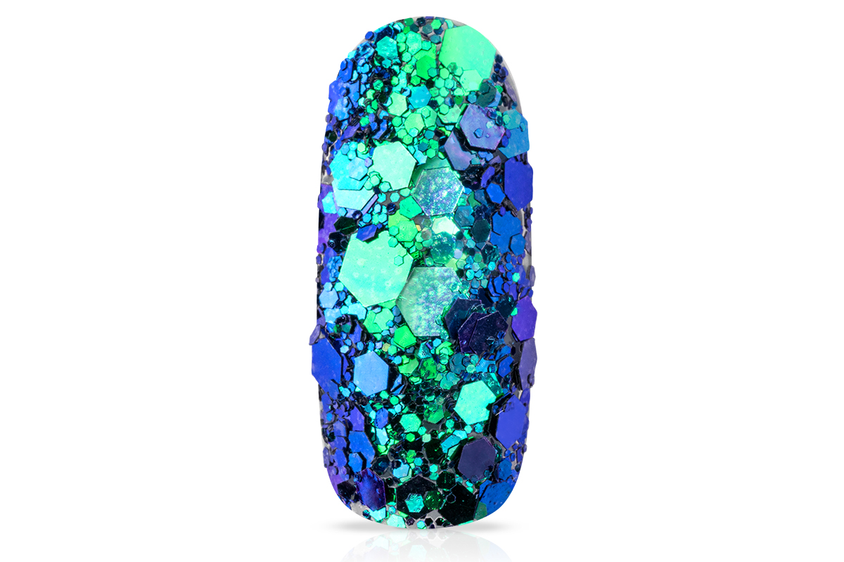 Jolifin LAVENI Chameleon Glittermix - ocean blue