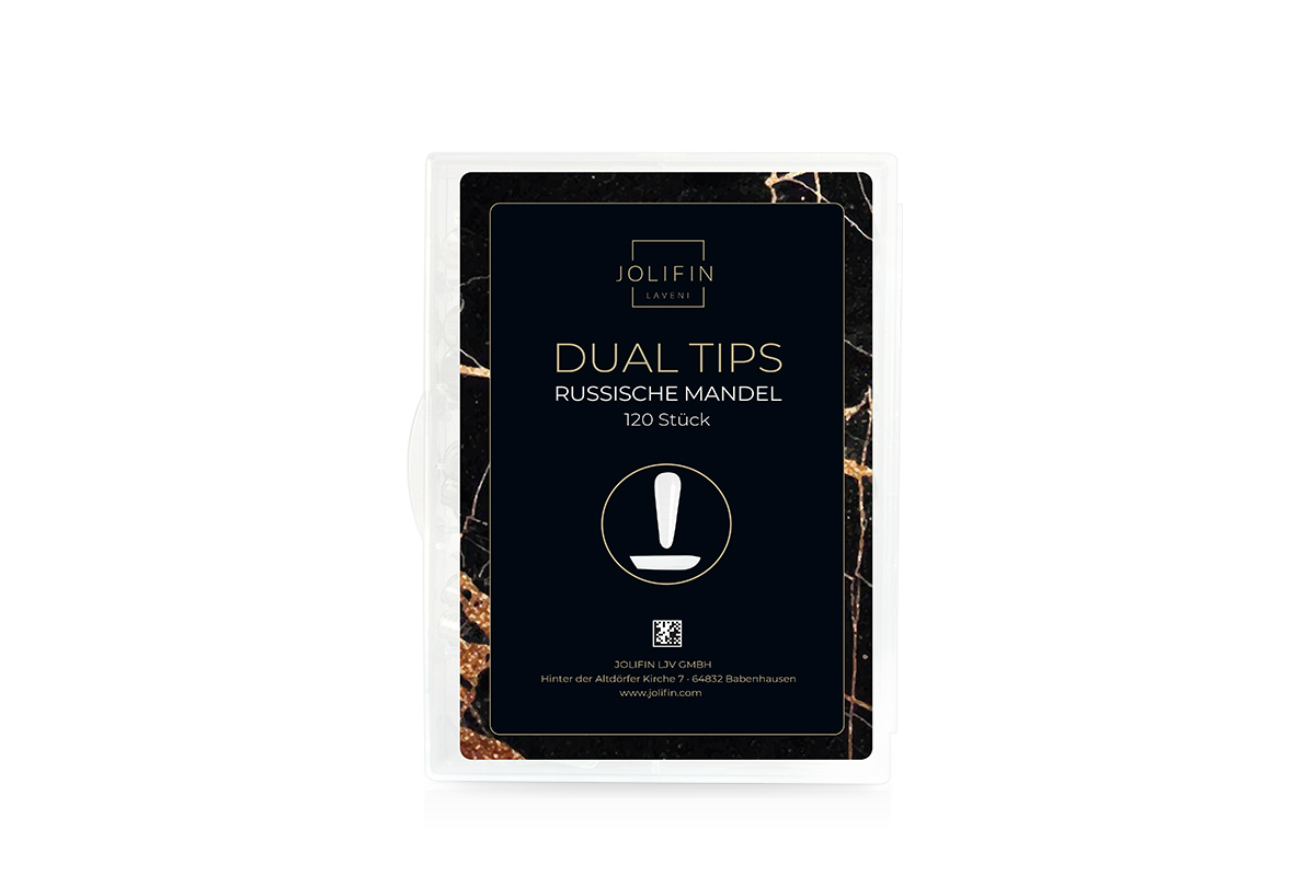 Jolifin LAVENI 120 tip box dual system - Russian almond