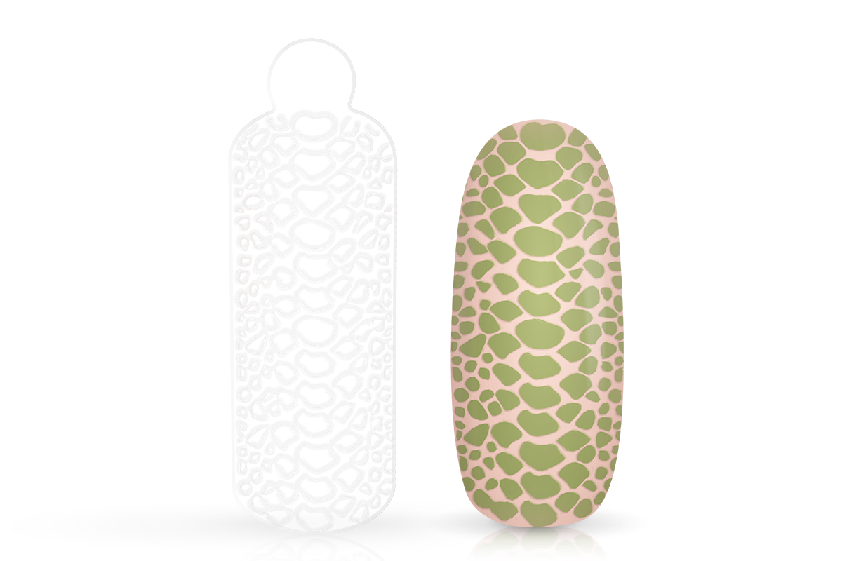 Jolifin Silikonform für Dual-Tips - crocodile snake
