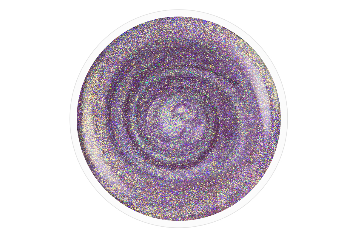Jolifin LAVENI Shellac - unicorn hologramm lavender 10ml