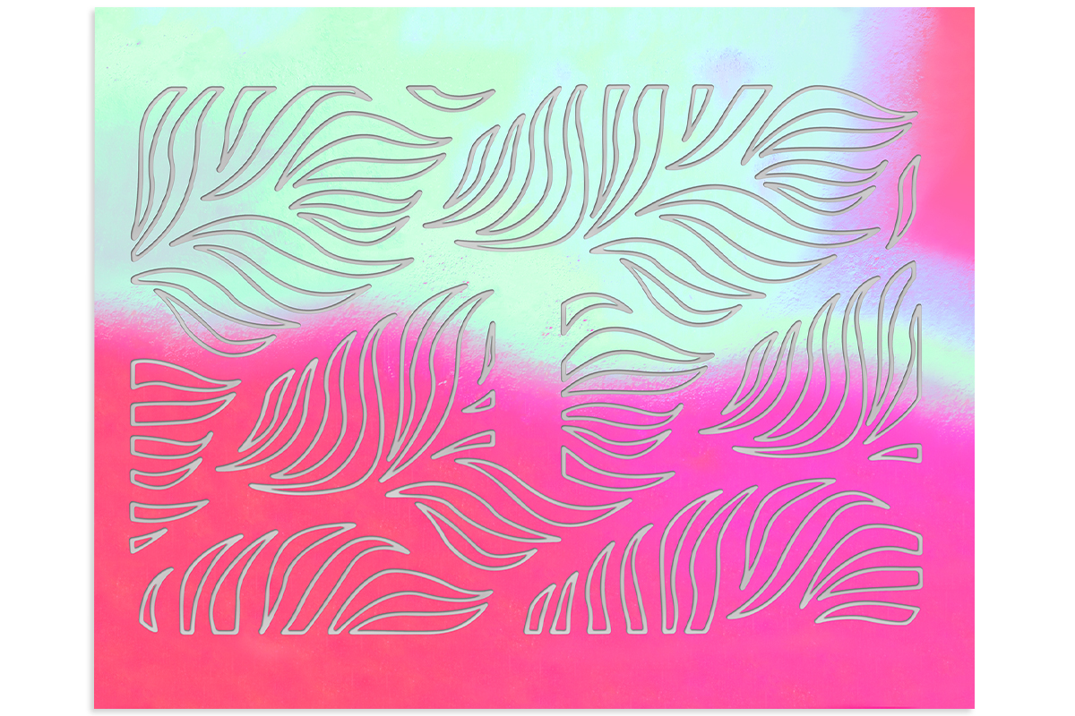 Jolifin Aurora Sticker - Waves babypink