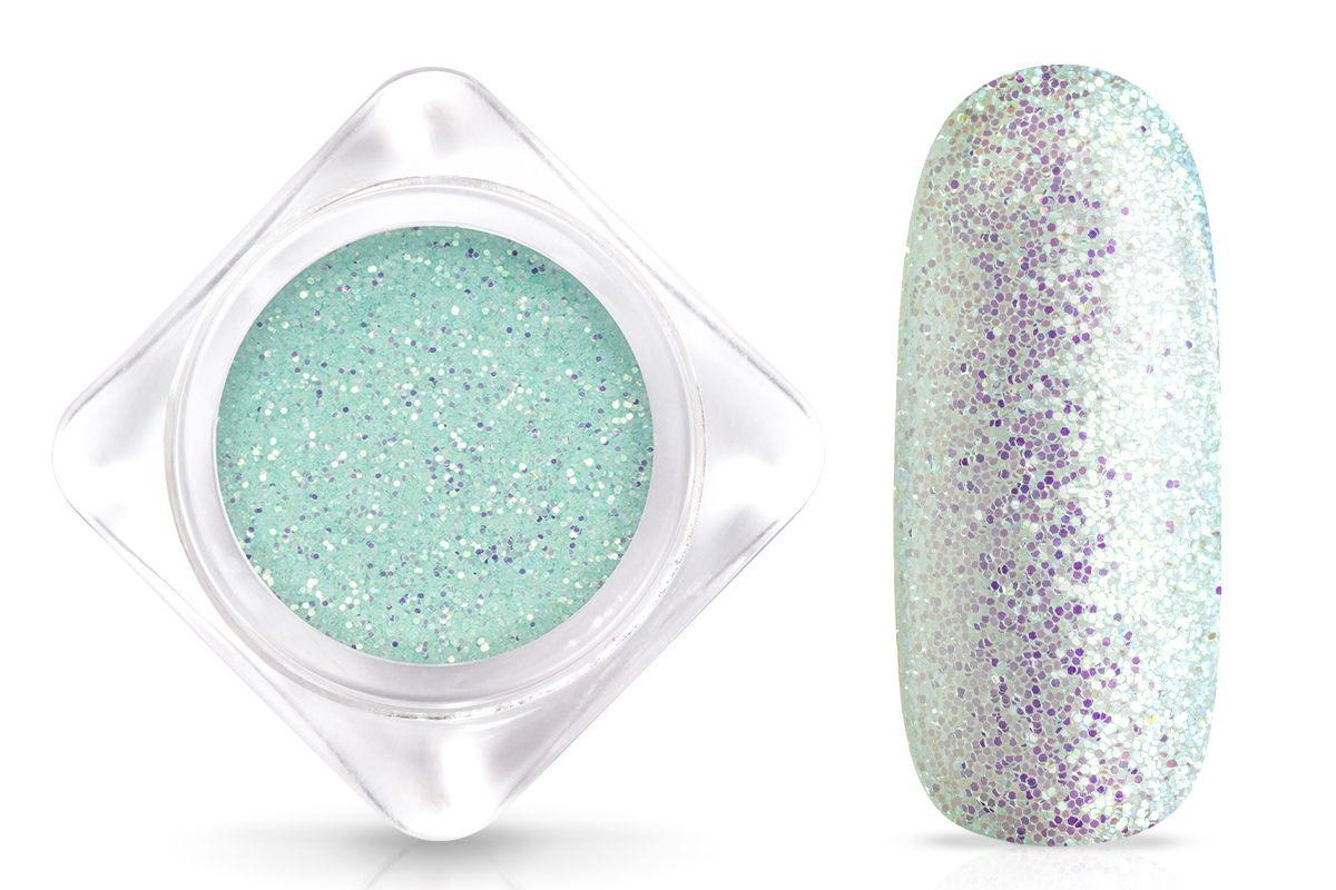 Jolifin Nightshine Glitterpuder - pastell-mint