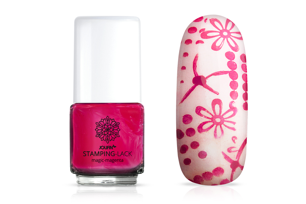 Jolifin Stamping-Lack - magic-magenta 12ml