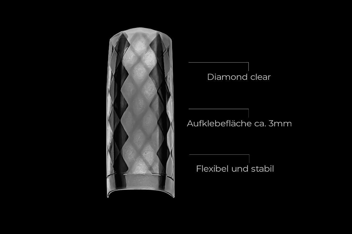 Jolifin 100er Tipbox Diamond Tips clear 