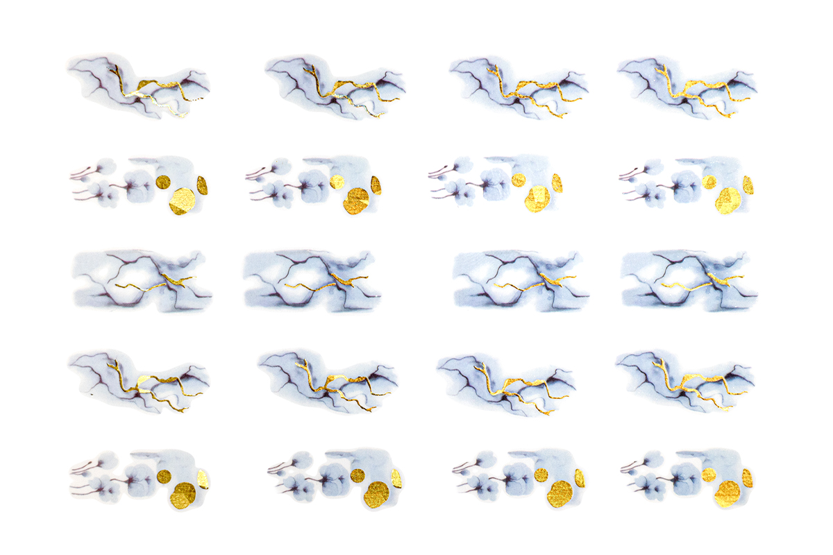Jolifin LAVENI XL Sticker - Gold 46