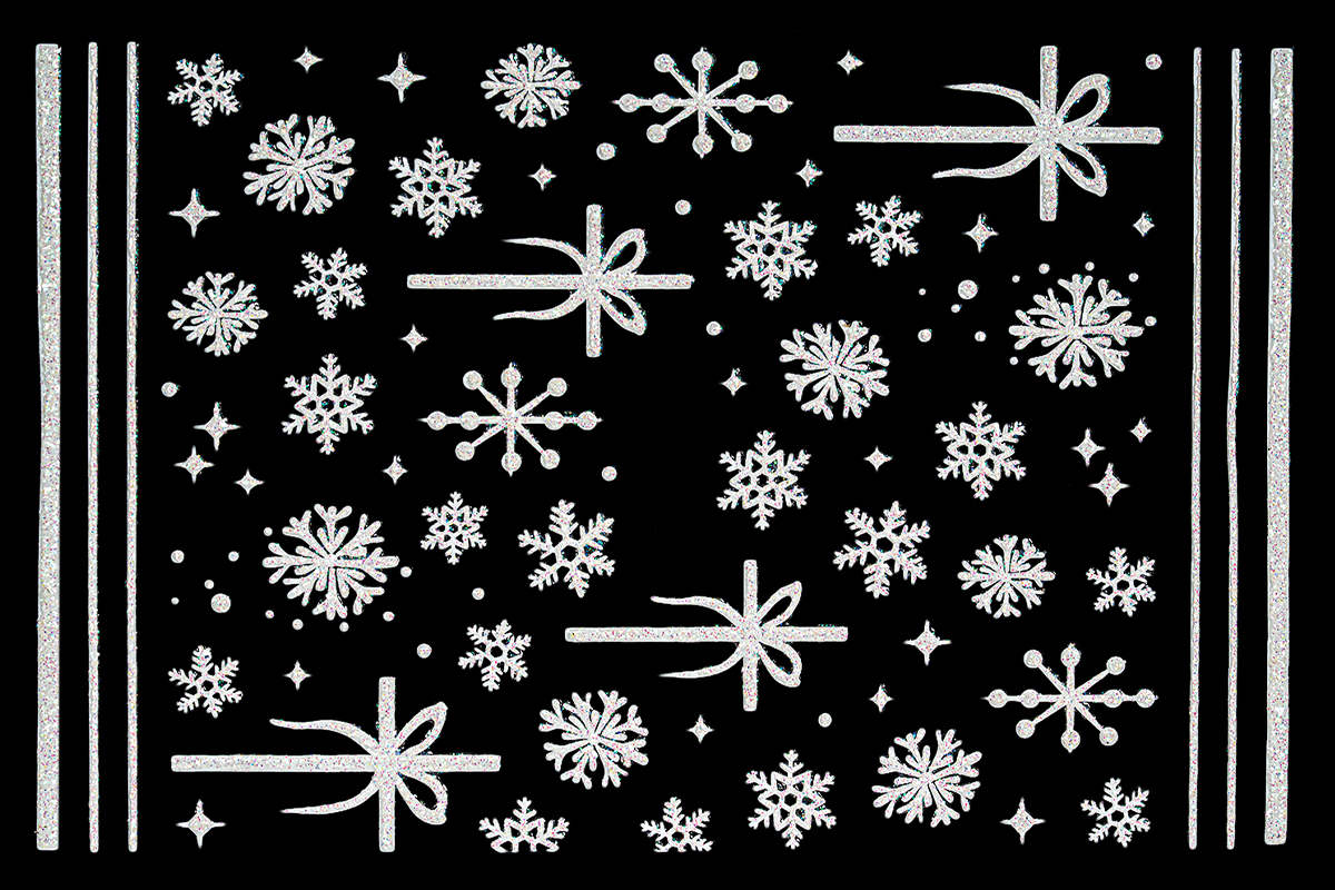 Jolifin LAVENI XL Sticker - Glitter Nr. 11