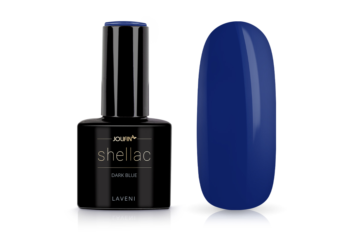 Jolifin LAVENI Shellac - dark blue 10ml