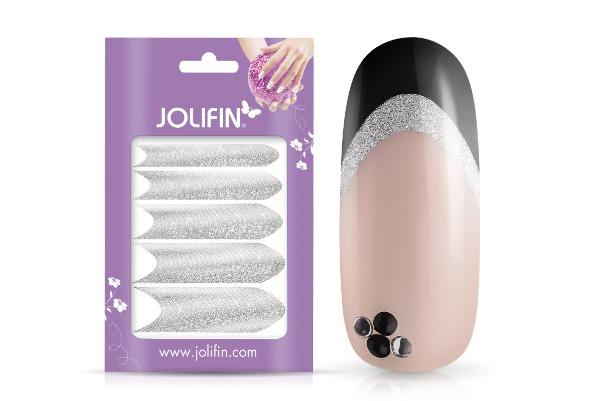 Jolifin Glitter French silver