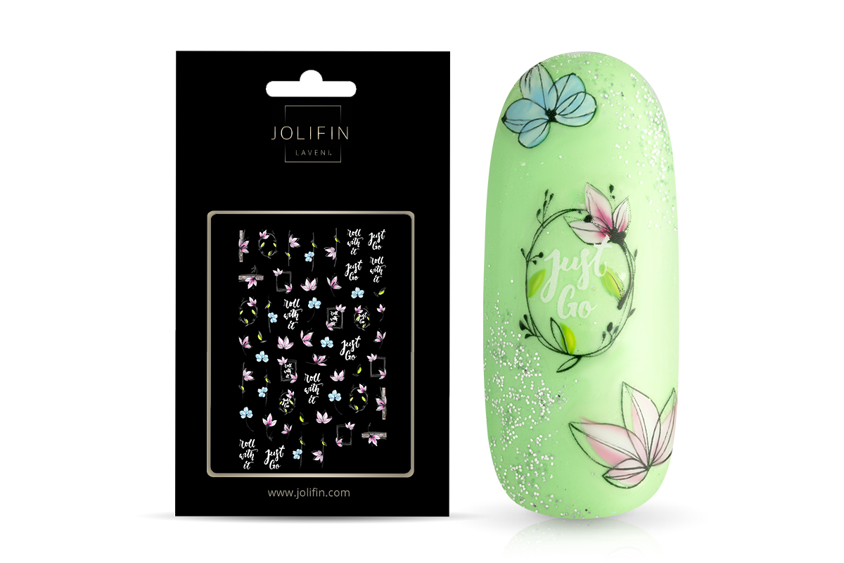Jolifin LAVENI XL Sticker - Flowers No. 50