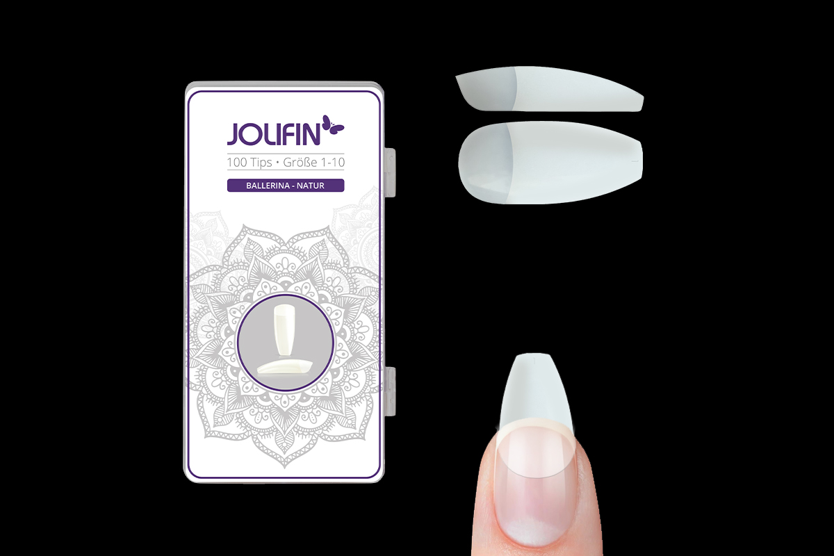 Jolifin 100 tip box ballerina - natural