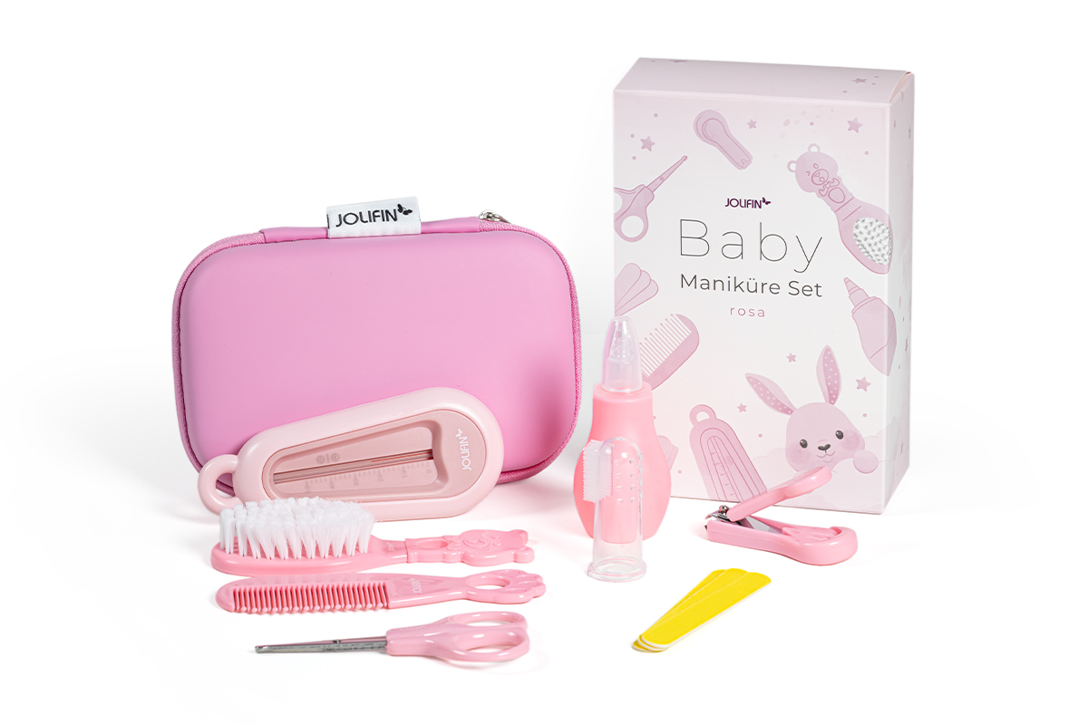 Jolifin Baby Maniküre Set - rosa