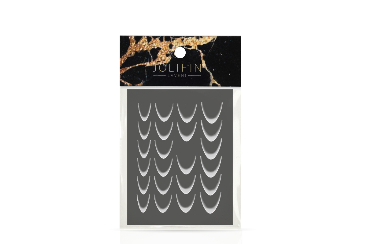 Jolifin LAVENI XL Sticker - Ombre French II white