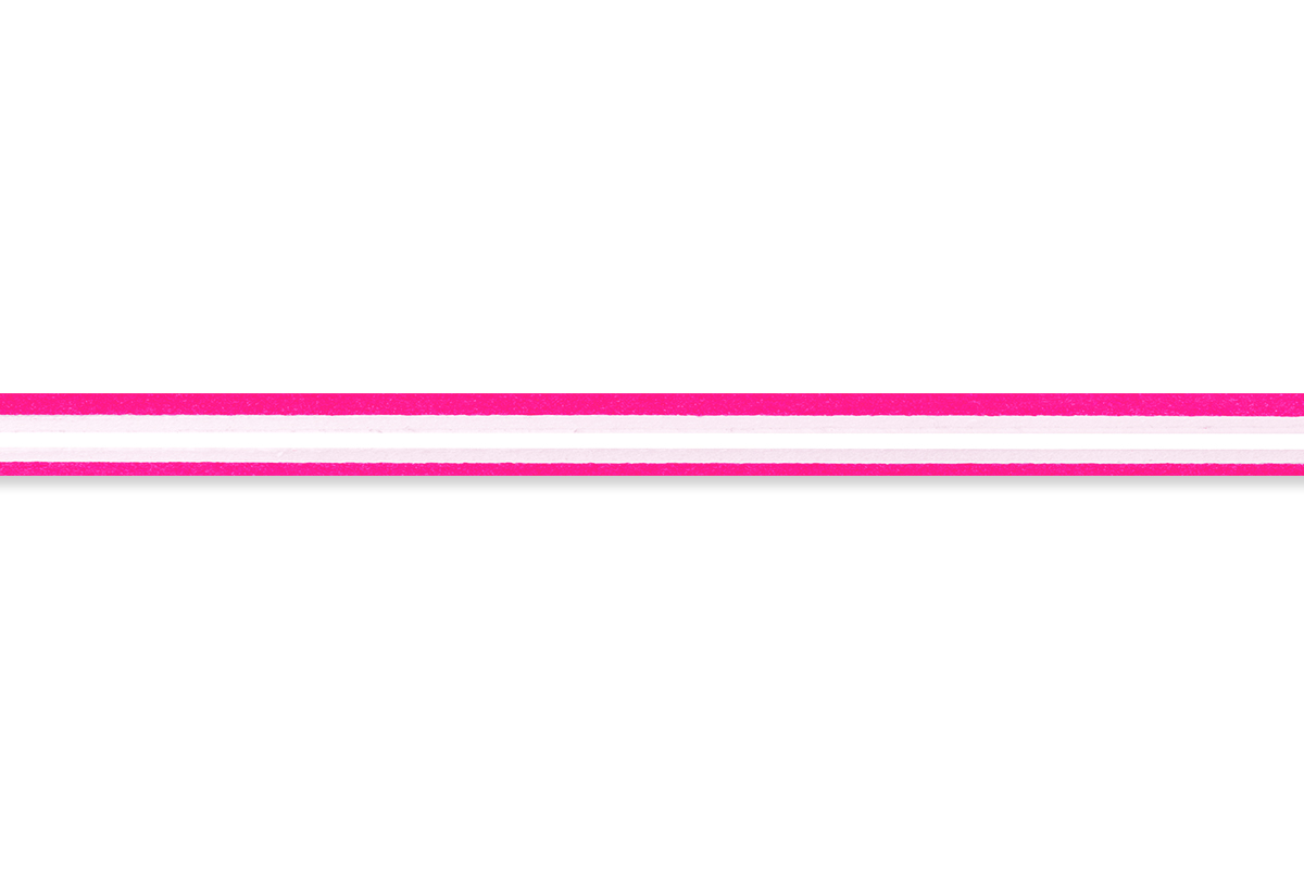 Jolifin Feile gerade neon-pink 100/180