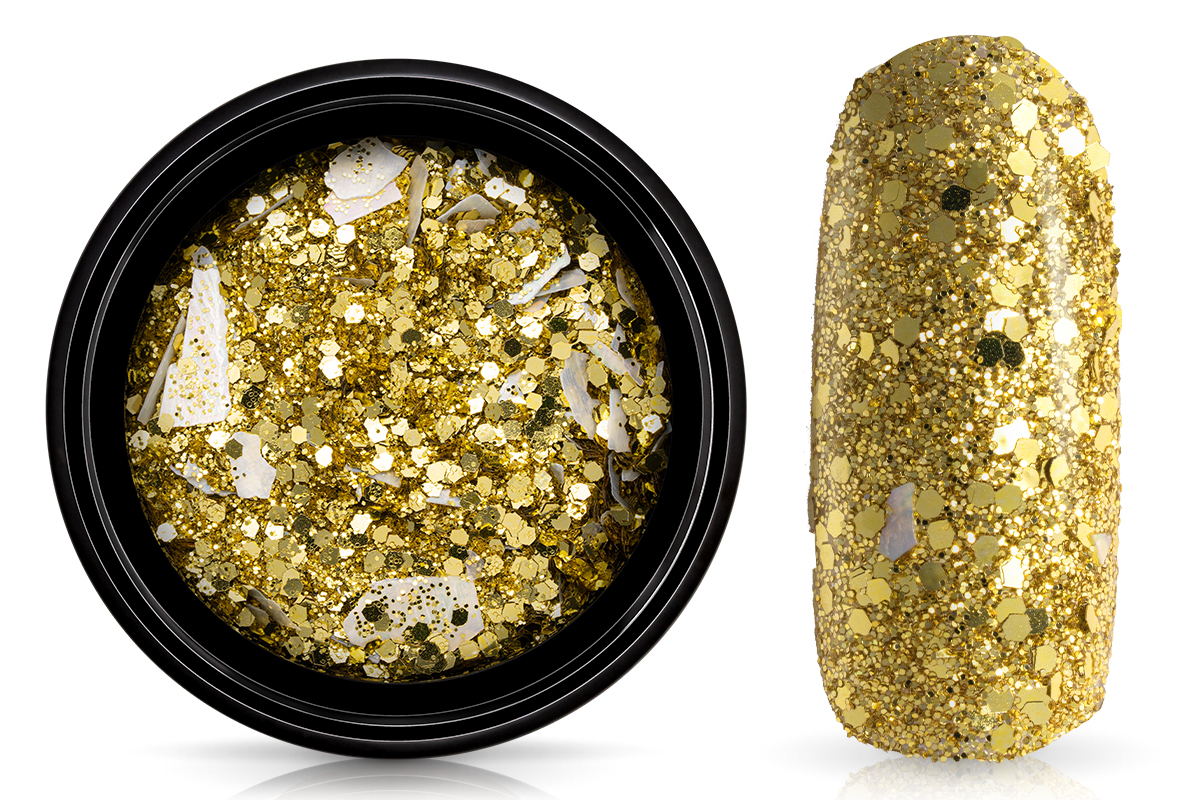 Jolifin LAVENI Perlmutt Glittermix - gold