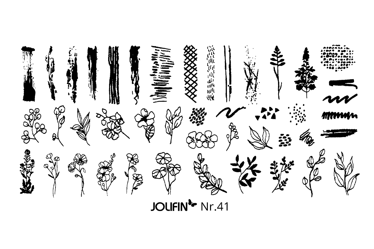 Jolifin Stamping Stencil No. 41