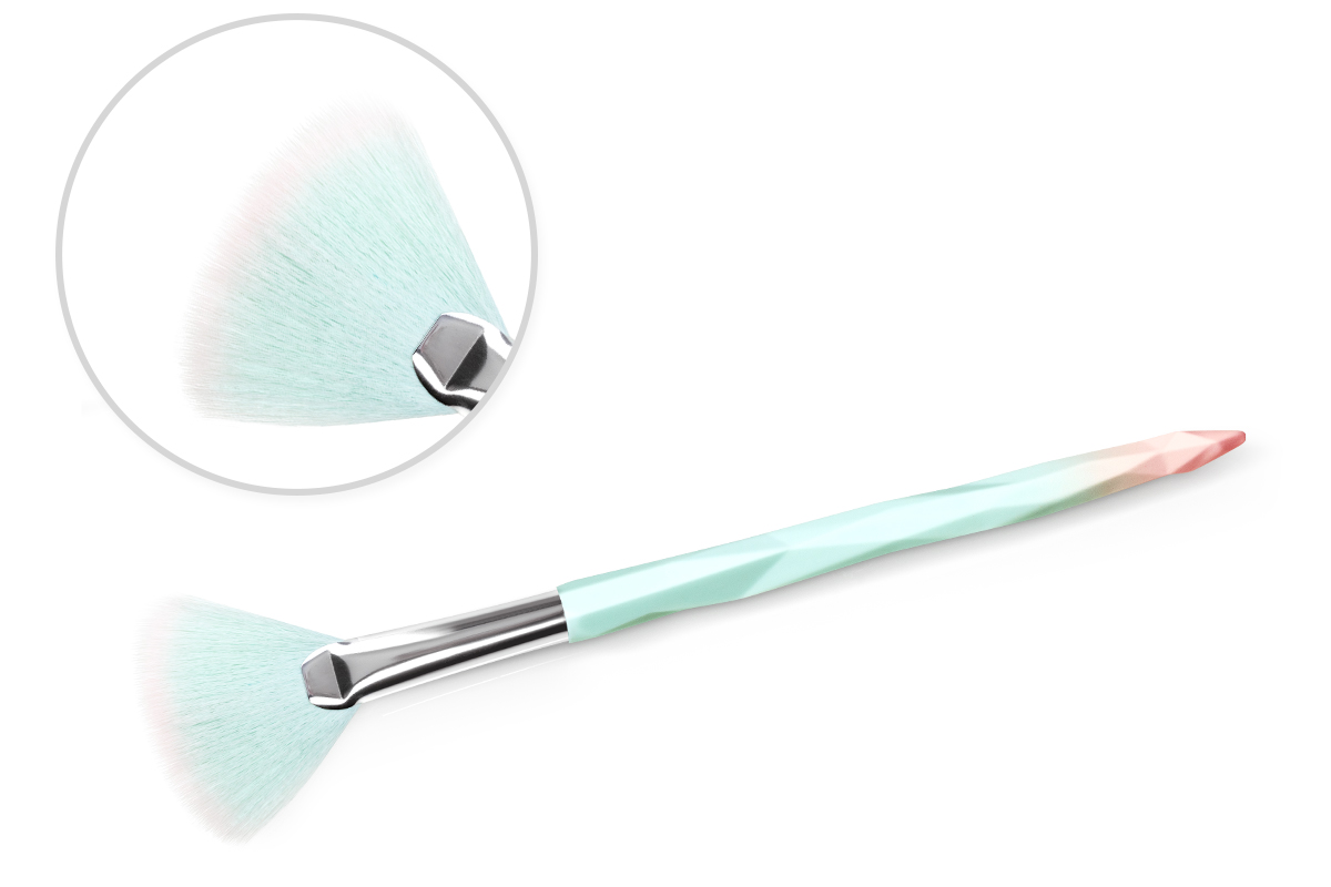 Jolifin Fächerpinsel - pastell ombre