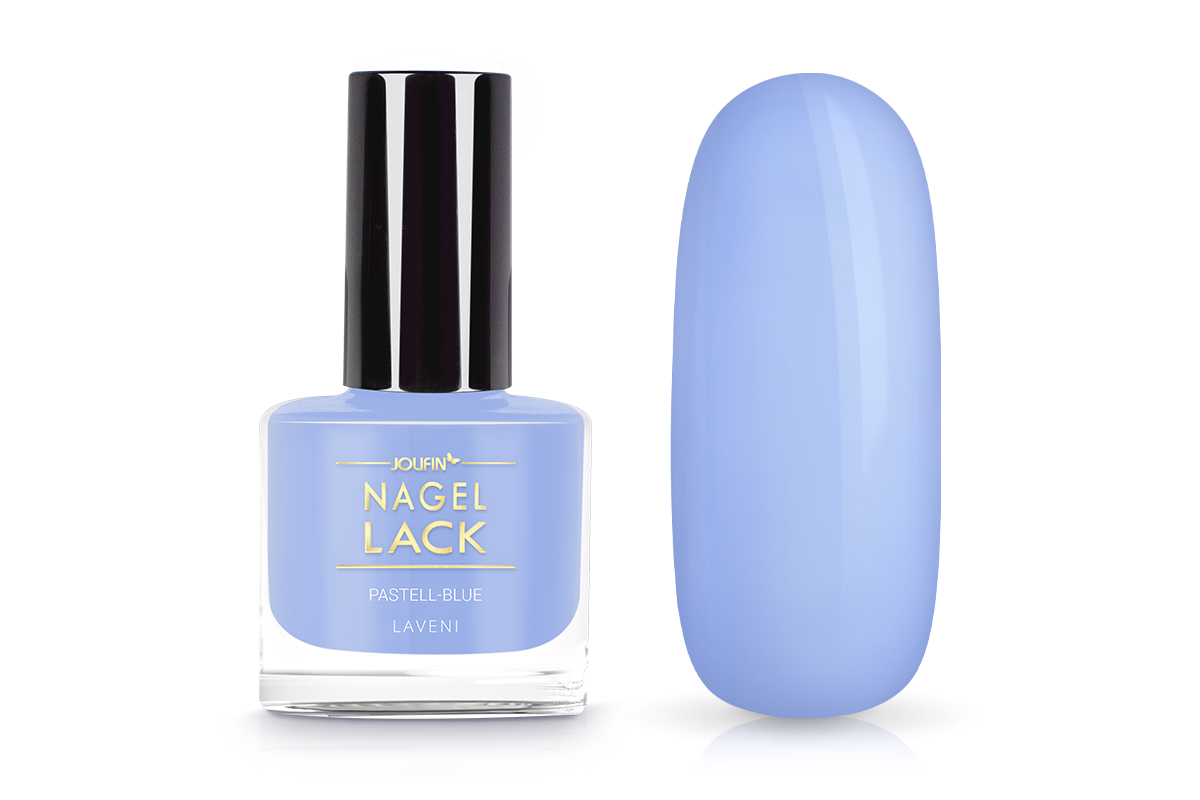 Jolifin LAVENI Nagellack - pastell-blue 9ml