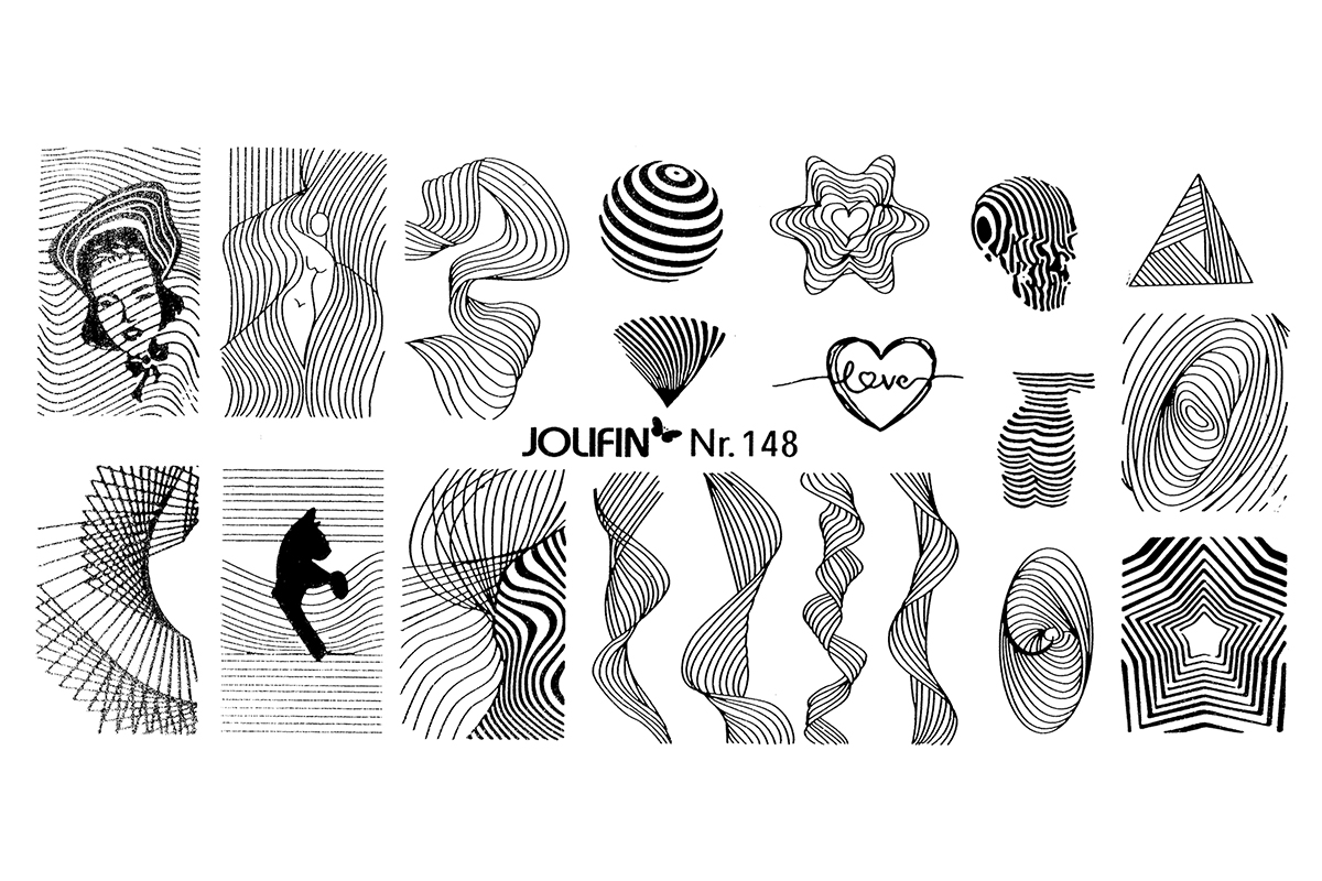 Jolifin Stamping-Schablone - Nr. 148
