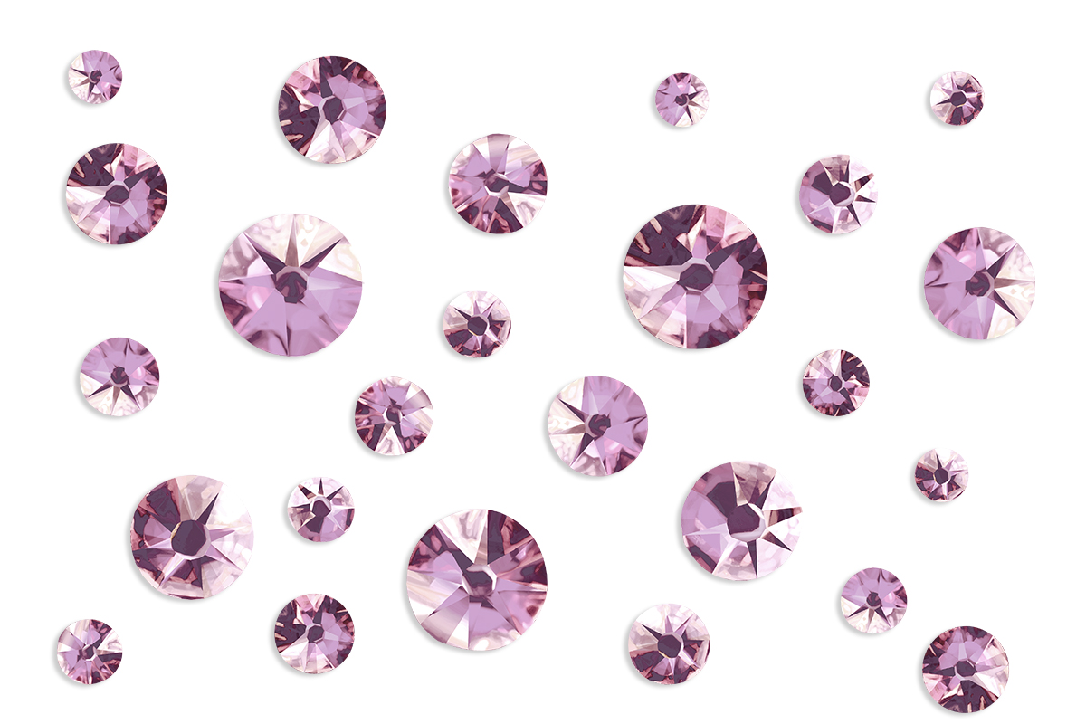 Jolifin LAVENI Strass-Display - lavender