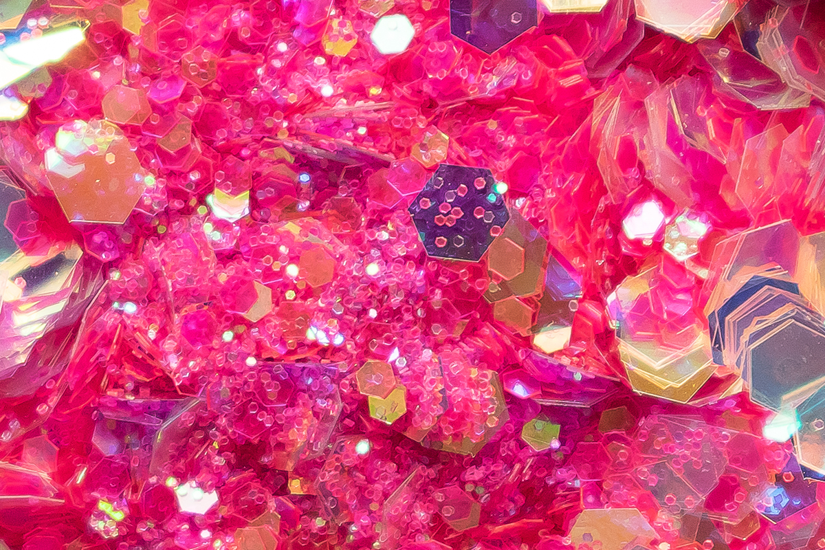 Jolifin LAVENI Mermaid Glitter - neon-pink