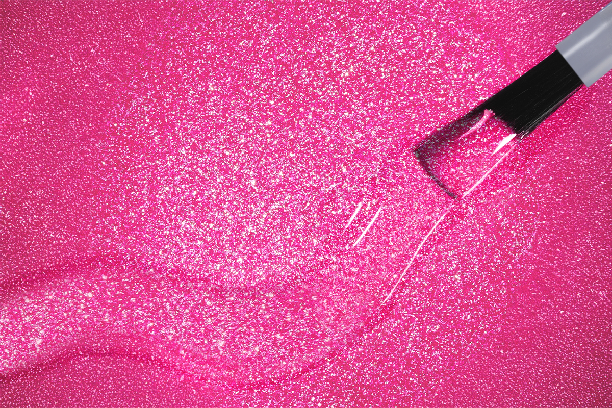 Jolifin LAVENI Shellac - Diamond Cat-Eye neon-magenta 10ml