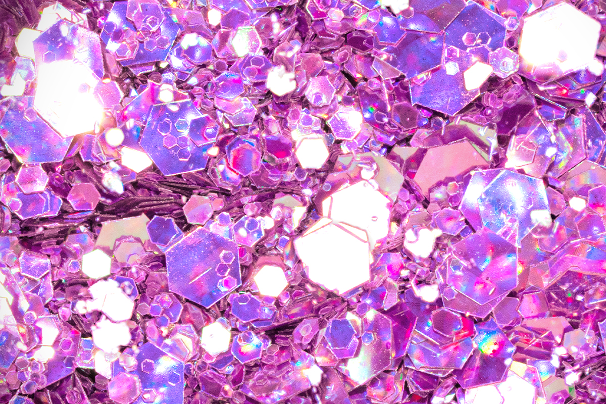 Jolifin Supernova Glitter - hologramm purple