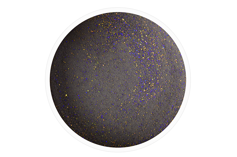 Jolifin Acryl Farbpulver - black Glitter 5g