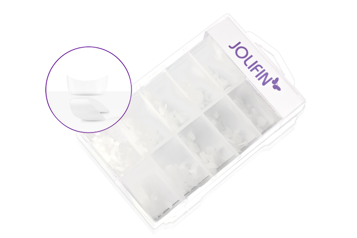 Jolifin 120er Tipbox mini manicure - clear