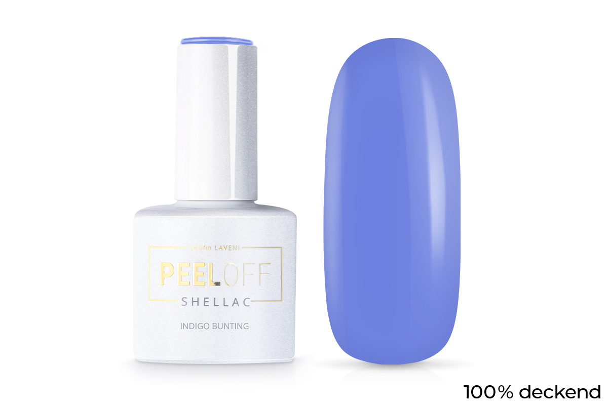 Jolifin LAVENI Shellac PeelOff - indigo bunting 10ml