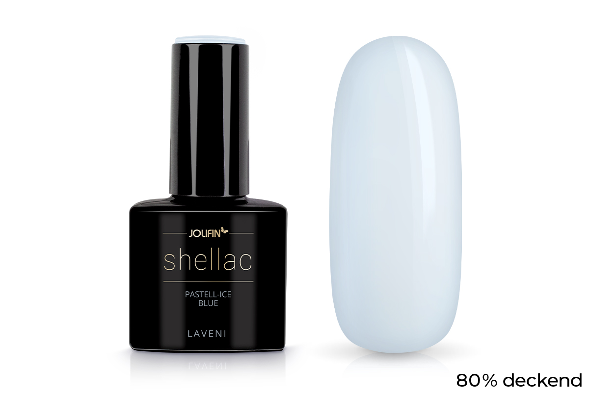 Jolifin LAVENI Shellac - pastell-ice blue 10ml