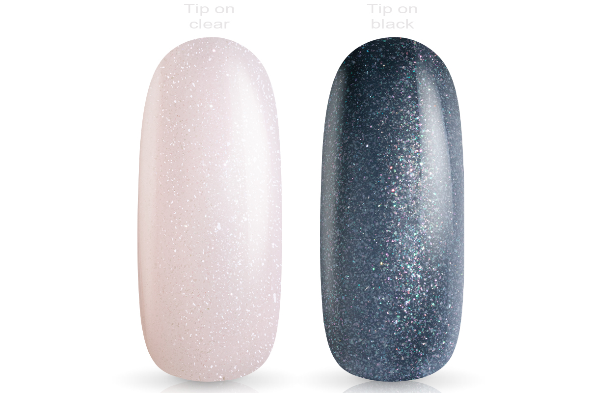 Jolifin LAVENI Shellac - Top-Coat ohne Schwitzschicht mermaid twinkle 10ml